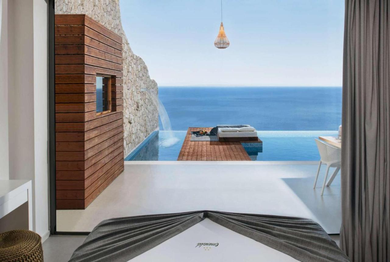 Emerald Cave Suites Ágios Nikolaos Exterior foto